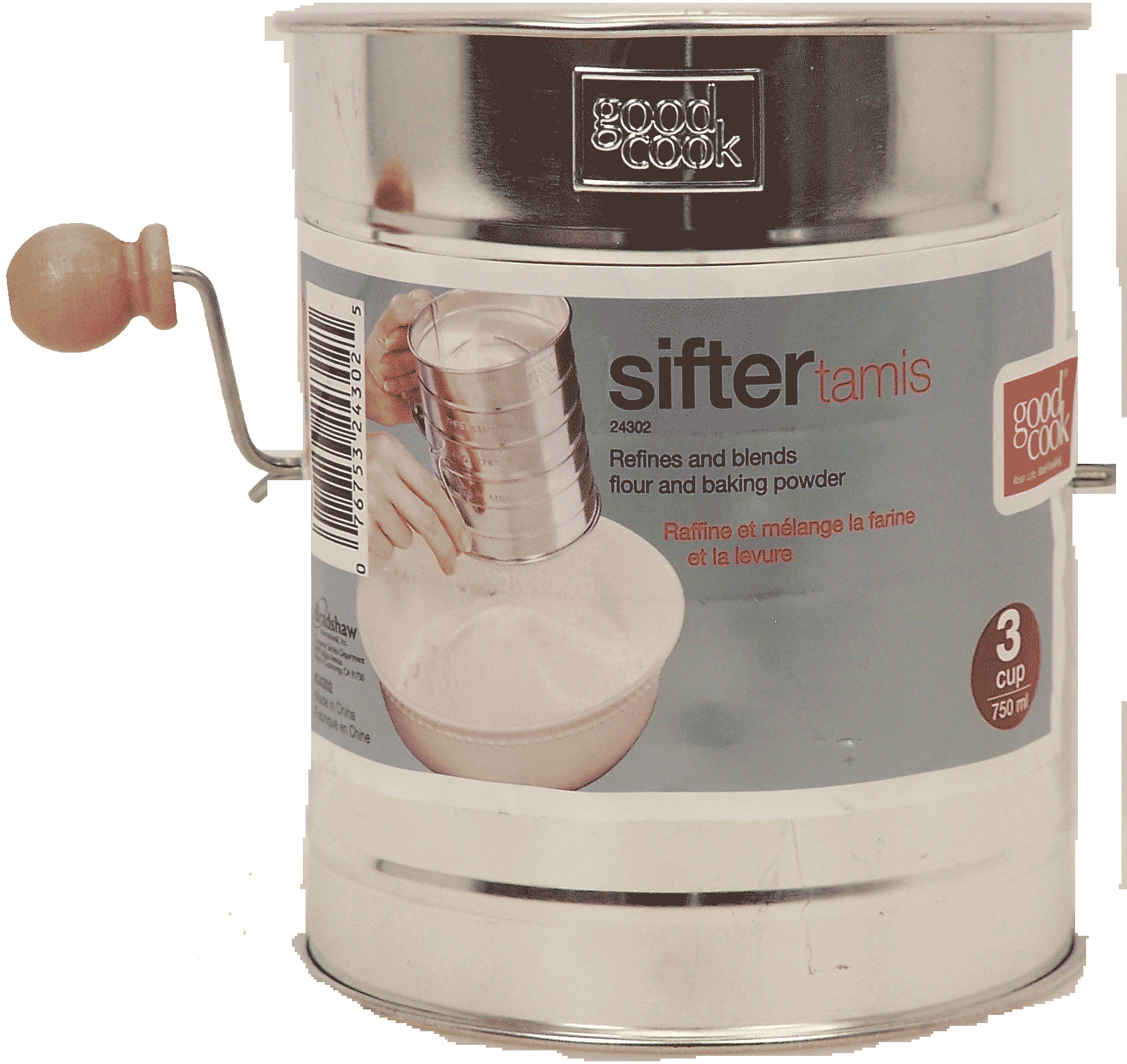 Good Cook  sifter/crank-tin Full-Size Picture